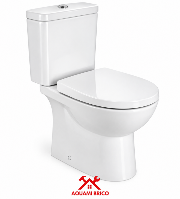 PACK WC DEBBA ROUND AVEC ABATTANT NORMAL