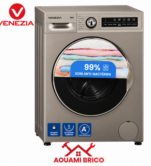 MACHINE À LAVER VENEZIA VZ-7000-N 6 KG