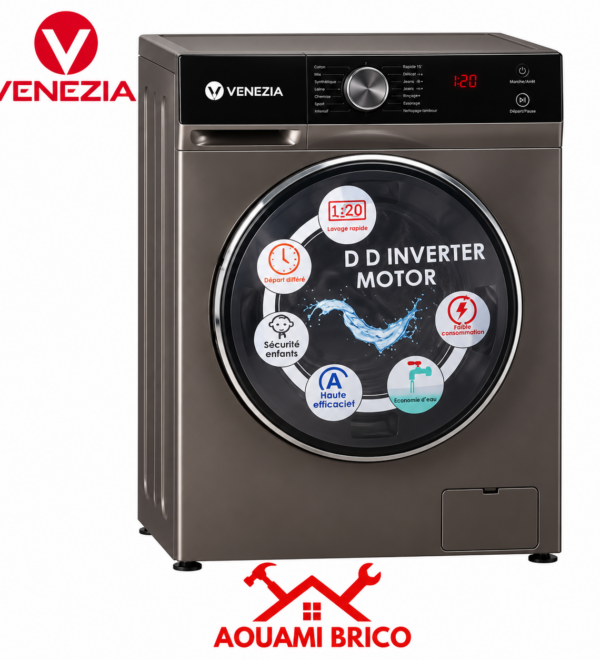 MACHINE À LAVER T-9000-S 8 KG
