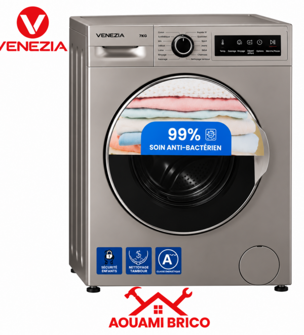 MACHINE À LAVER VENEZIA VZ-8000-N 7 KG