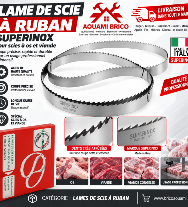 Lame de Scie à Ruban Superinox Professionnelle