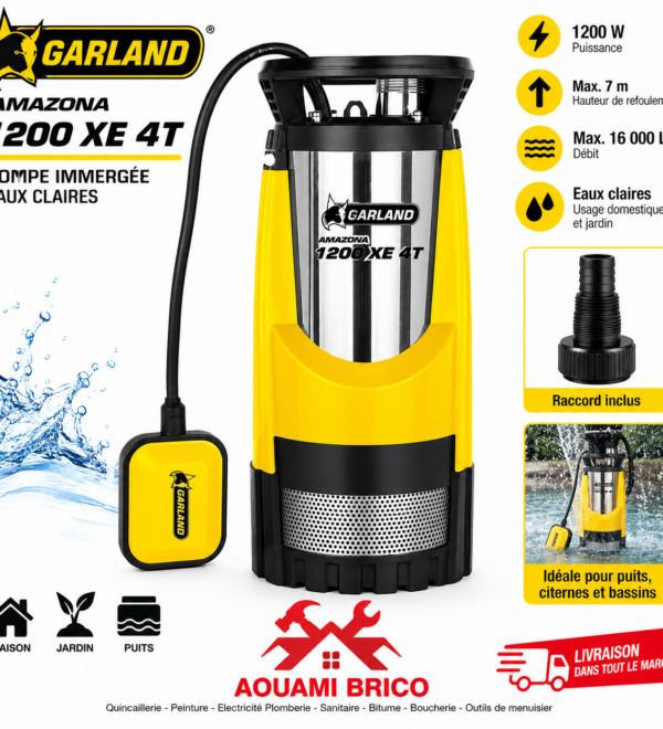 Pompe Immergée GARLAND pour Eaux Sales