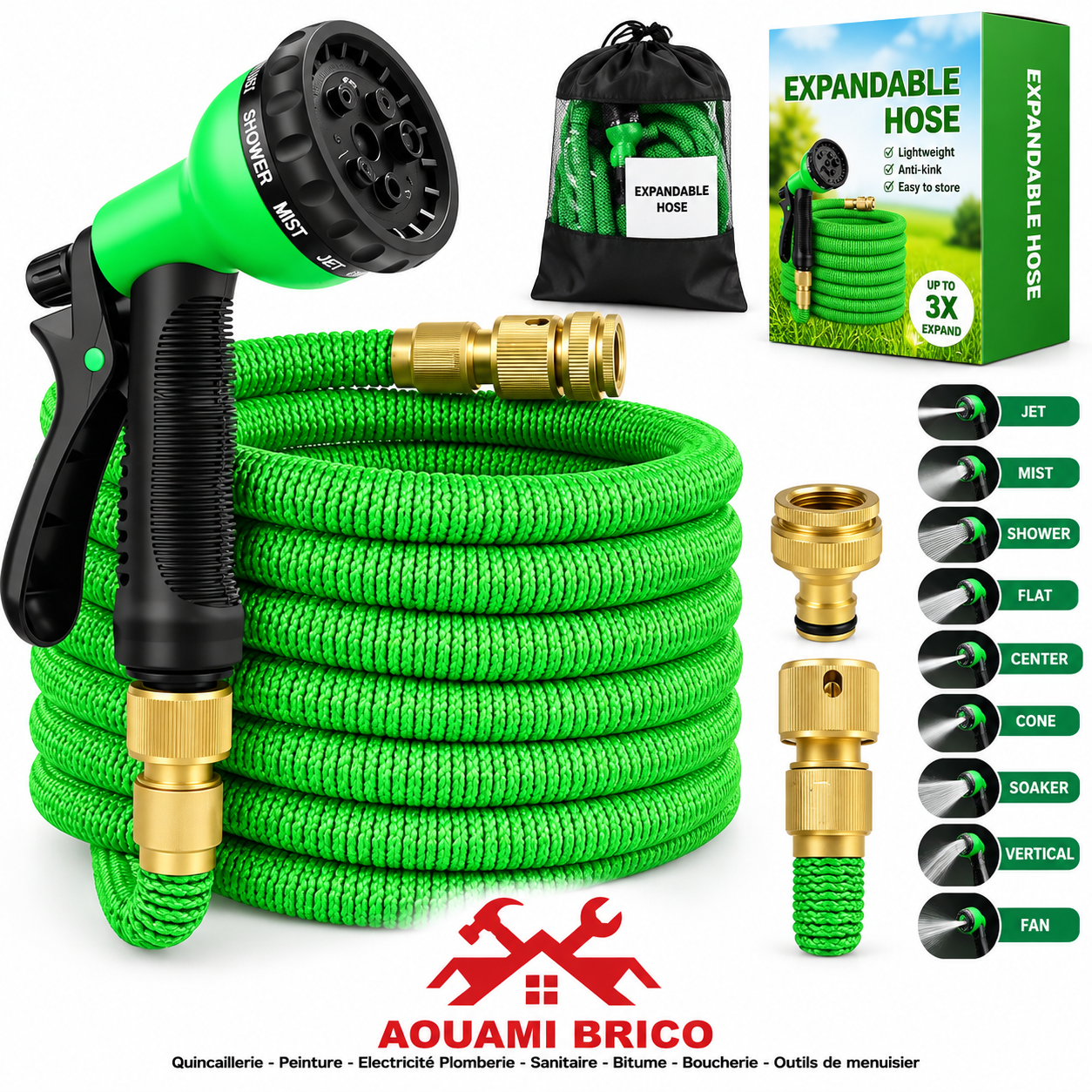 Tuyau d’arrosage extensible