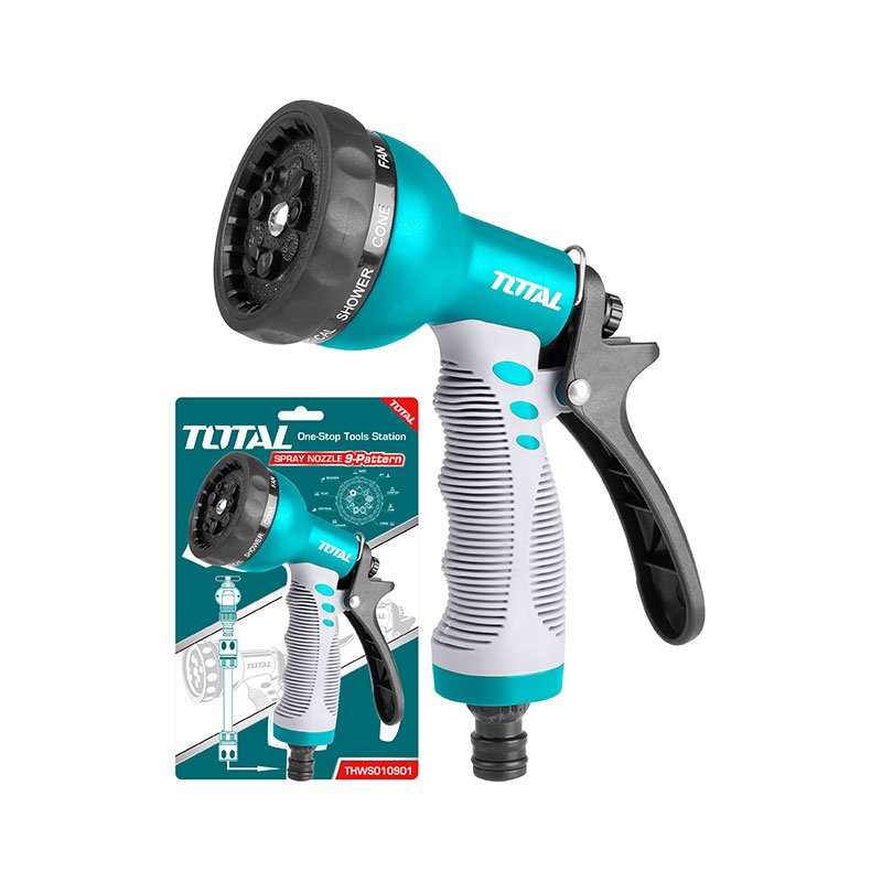 Pistolet d’arrosage TOTAL 9 modes – usage jardin et nettoyage – Image 3