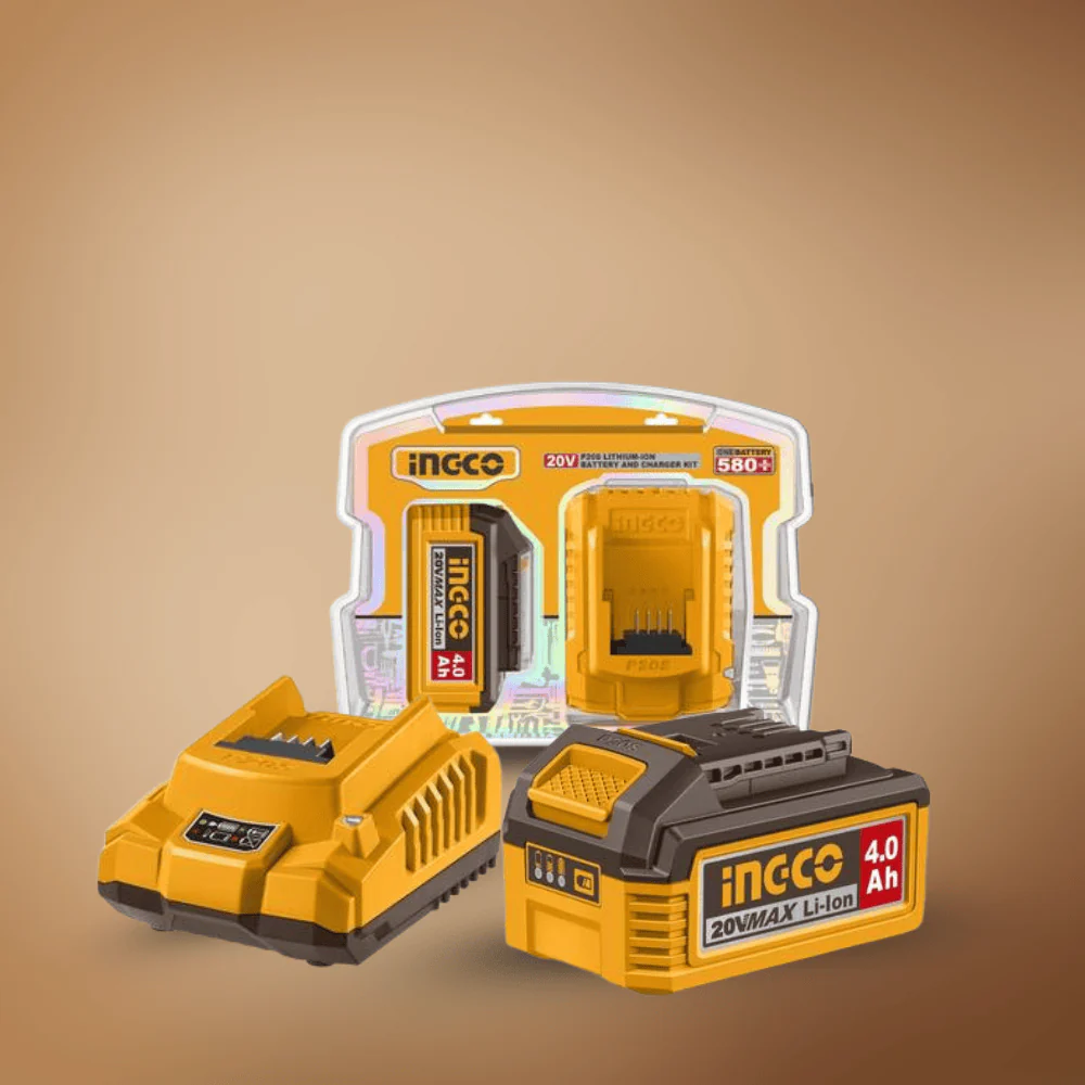 Ingco pack batterie+chargeur 20 v 4ah - FBCPK1012 – Image 3