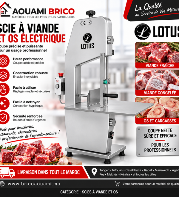 Scie à Os Professionnelle Électrique 750W – Lame 1650 mm
