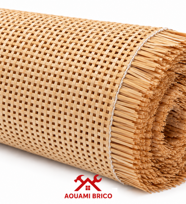 Rotin naturel tressé Hercules Original 60 cm – Rouleau cannage pour menuiserie et mobilier