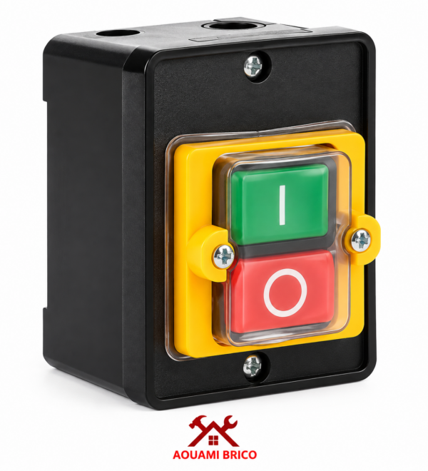 BOUTON-POUSSOIR ÉTANCHE AC-3 220/380 V 10 A