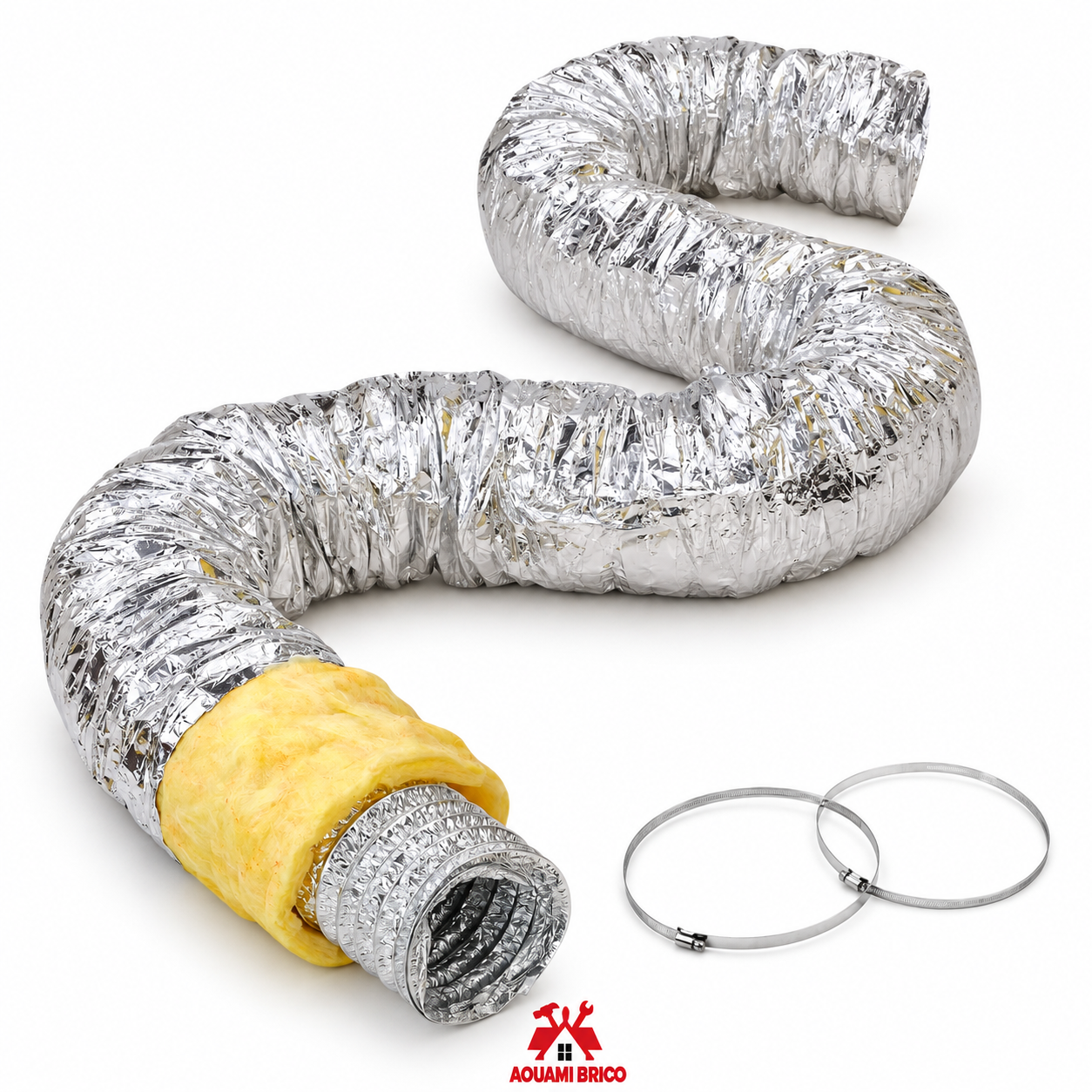 TUYAU D’ÉVACUATION SPIRAL 10 M POUR CLIMATISEUR MOBILE