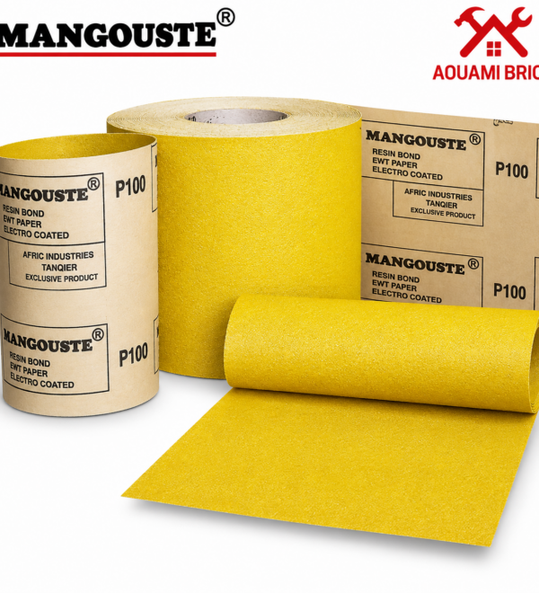 PAPIER ABRASIF MANGOUSTE P80