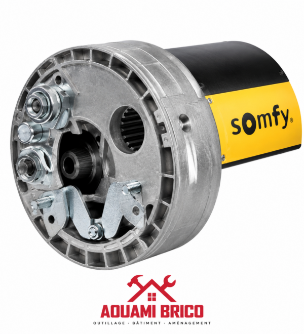 Moteur Central SOMFY CENTREO 3 140 Nm – 76/220 pour Rideau Métallique – Réf. 1207042