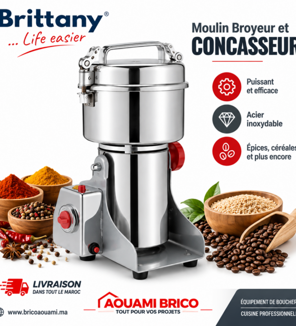 Moulin Broyeur Électrique Brittany – Broyeur à Épices