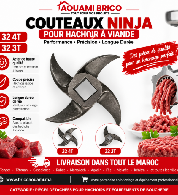 Couteau Ninja pour Hachoir à Viande N°32 – 3T & 4T