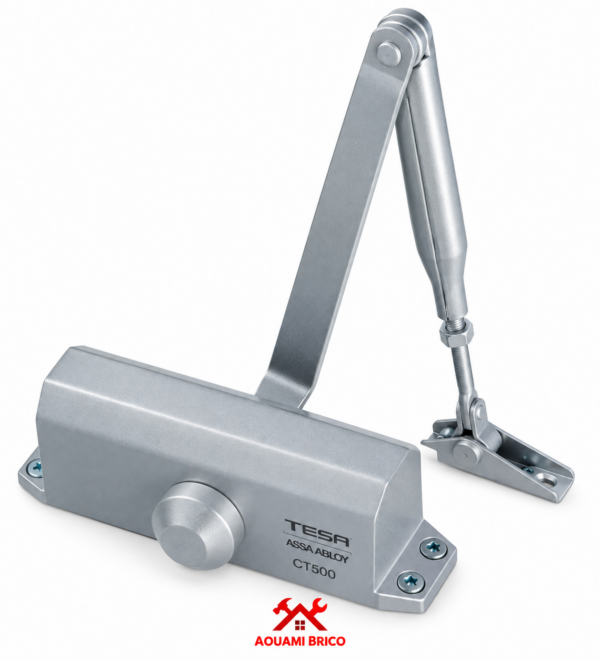 Ferme-porte TESA ASSA ABLOY CT500 – Bras articulé pour portes aluminium et PVC