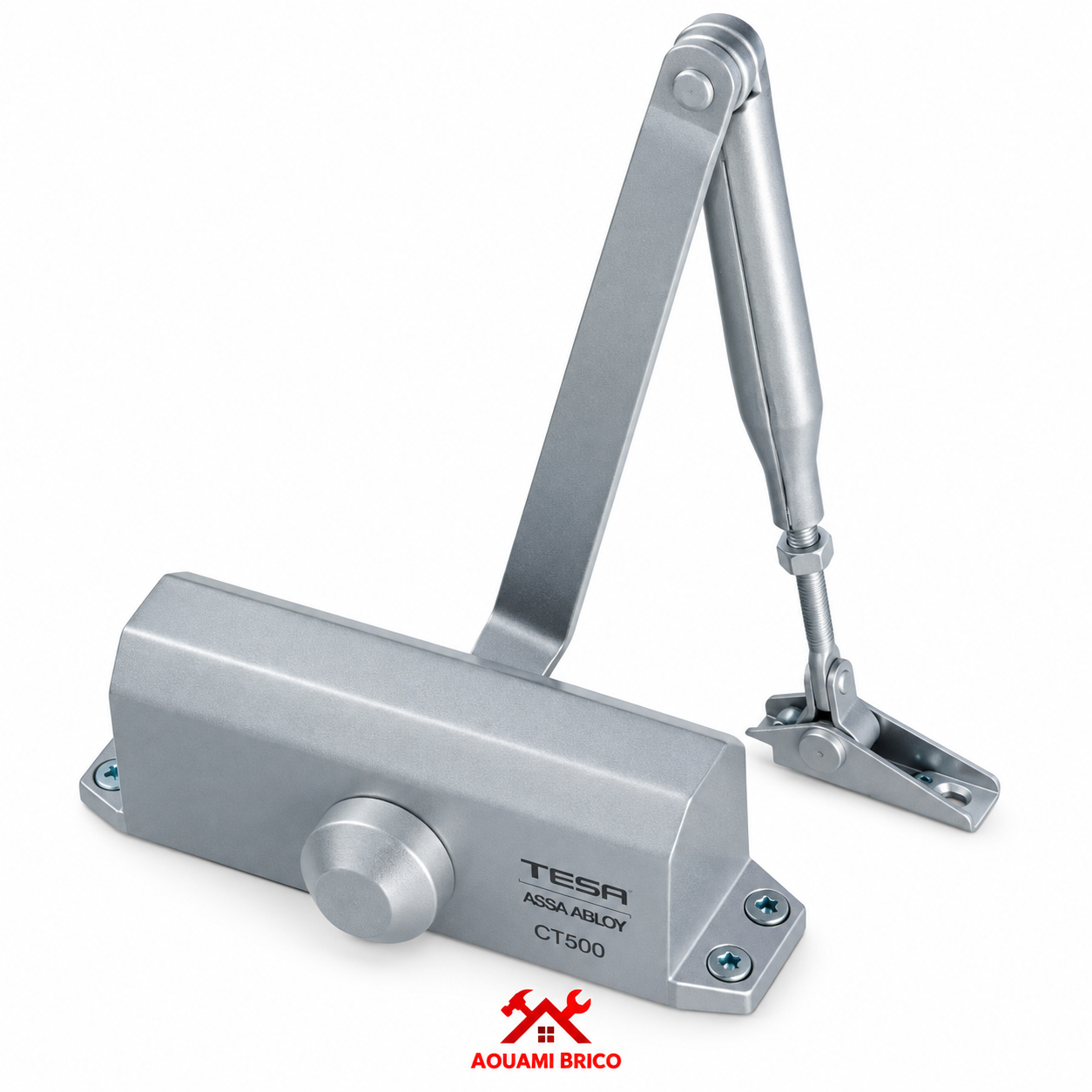 Ferme-porte TESA ASSA ABLOY CT500 – Bras articulé pour portes aluminium et PVC