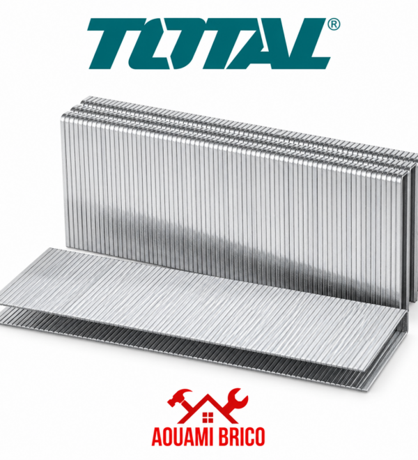 Agrafes TOTAL GA18 pour Agrafeuse – 25 & 35 mm, Couronne 5,7 mm – Boîte 2500 Pièces