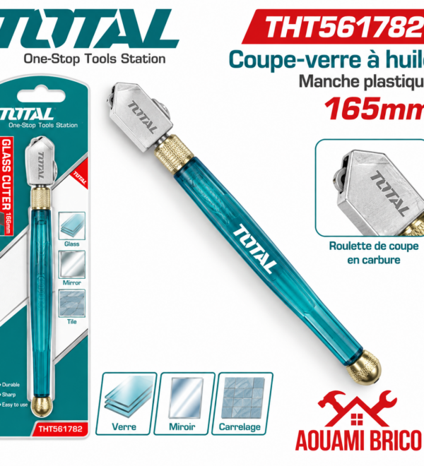 Coupe-Verre à Huile TOTAL 165 mm – Manche Plastique