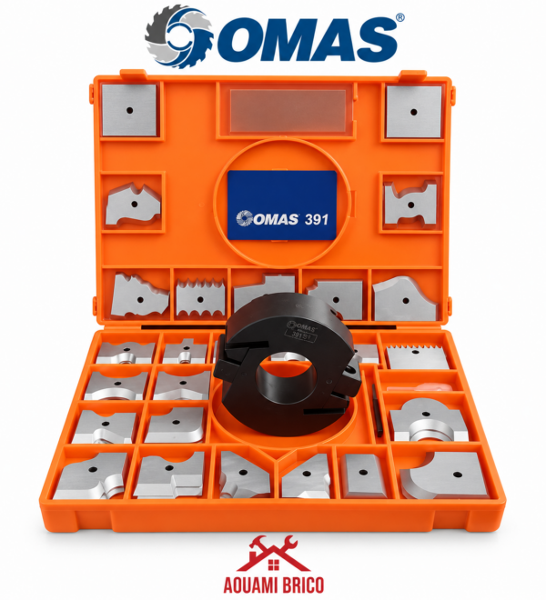 Coffret Porte-Outils OMAS ART 391 – 26 Jeux de Couteaux Profilés