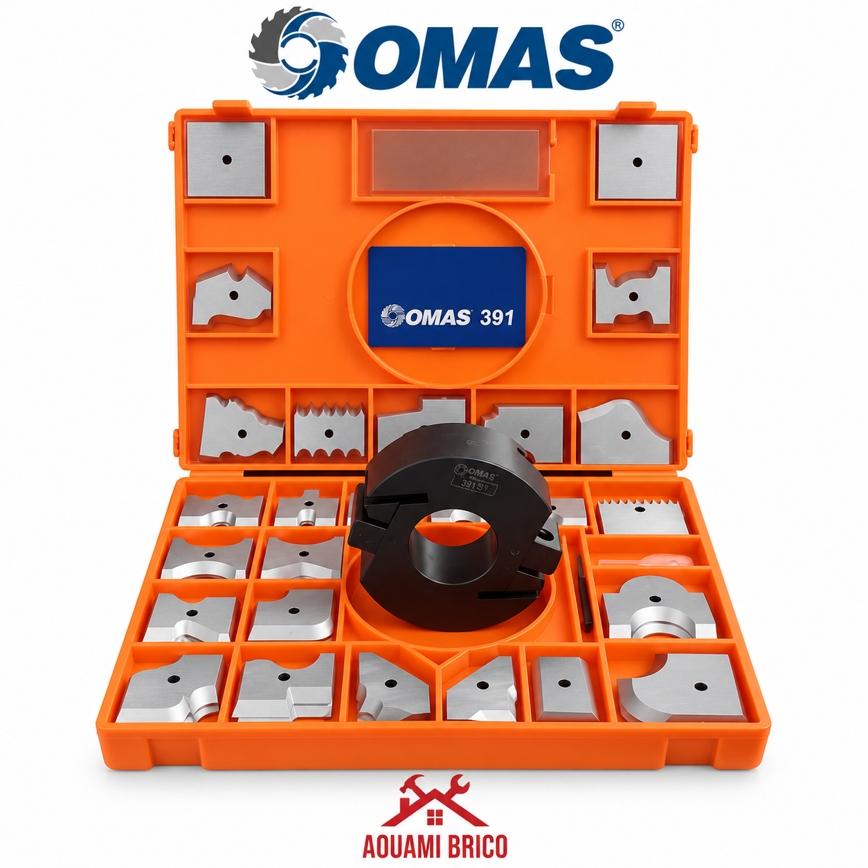 Coffret Porte-Outils OMAS ART 391 – 26 Jeux de Couteaux Profilés