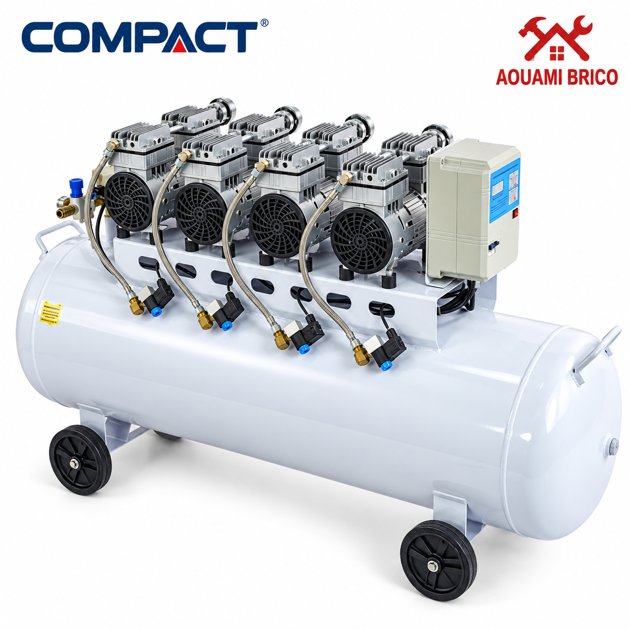 compresseur silencieux 200L