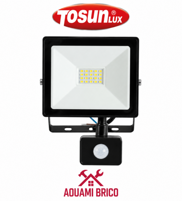 Projecteur LED TOSUNlux avec Détecteur de Mouvement PIR – 20 à 70 W