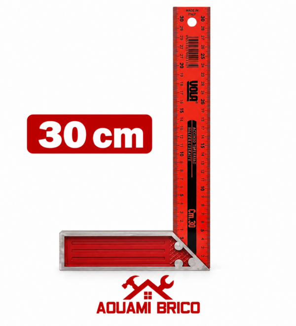 Équerre de Menuisier REKAB 30 cm – Équerre de Mesure à 90°
