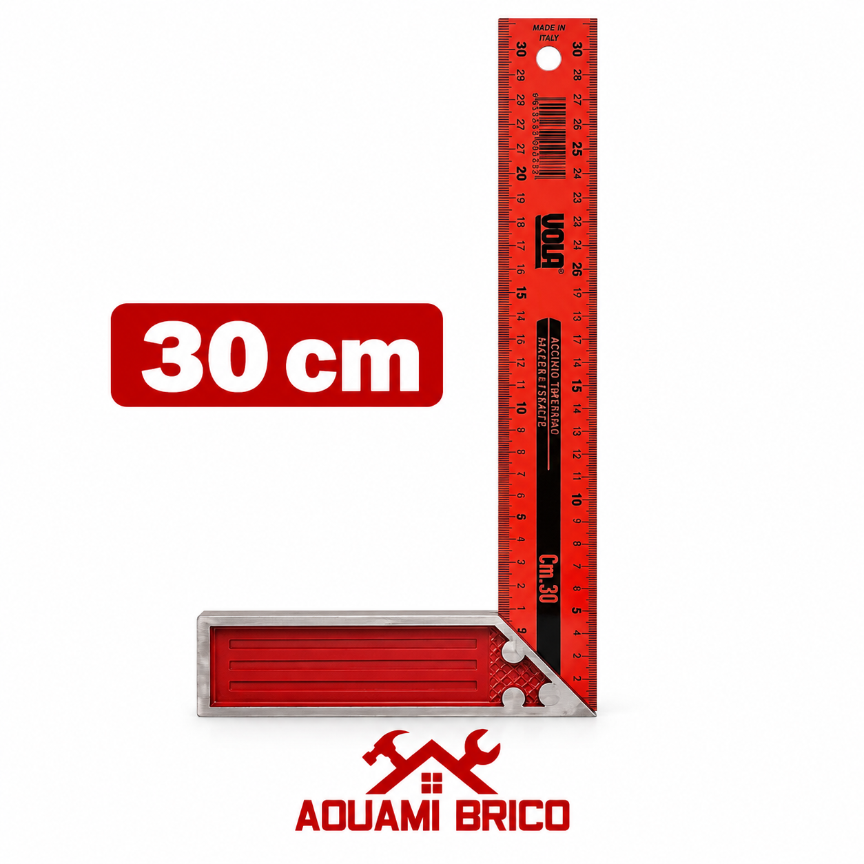 Équerre de Menuisier REKAB 30 cm – Équerre de Mesure à 90°