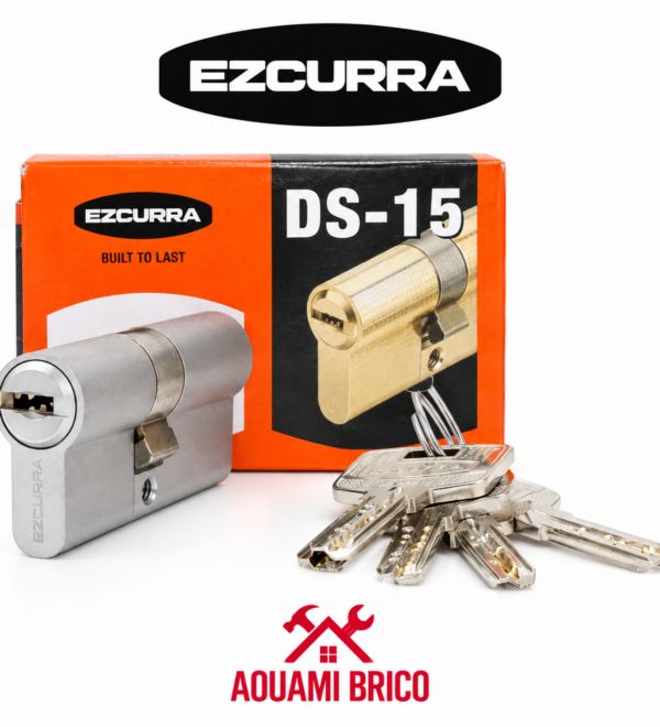 Cylindre Haute Sécurité EZCURRA DS-15 70 mm 35/35 – Cromo Mat