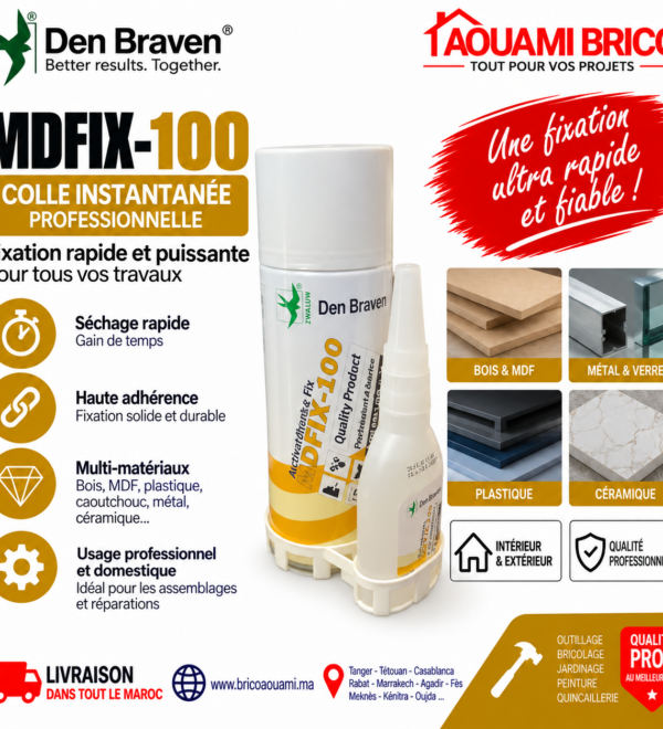 Colle Rapide MDF Den Braven MDFIX – Kit 400 ml + 200 ml