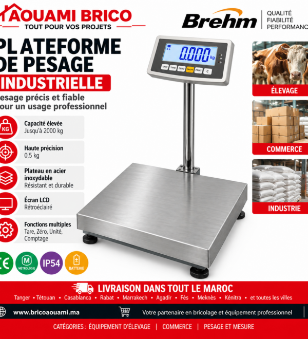 Balance Industrielle à Plateau Brehm – BR300