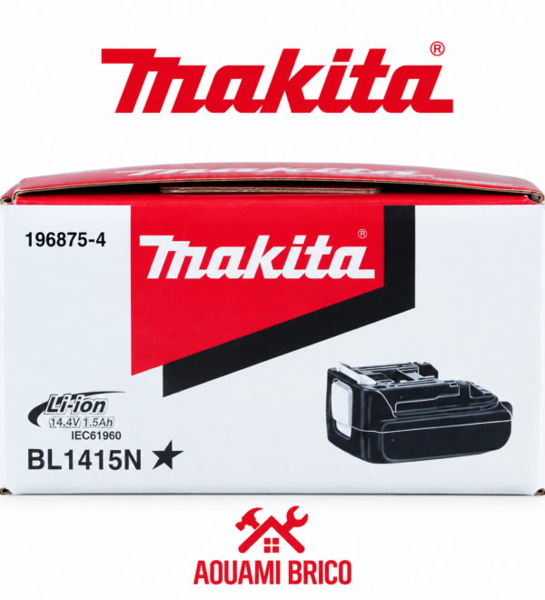 Batterie MAKITA BL1415N 14,4 V 1,5 Ah Li-Ion – Réf. 196875-4