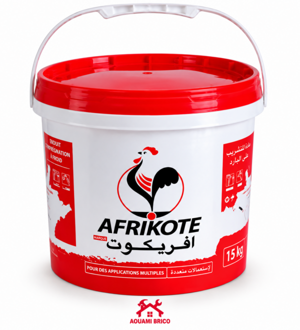 Enduit d’Imprégnation à Froid AFRIFLEX AFRIKOTE 15 kg – Primaire bitumineux d’étanchéité