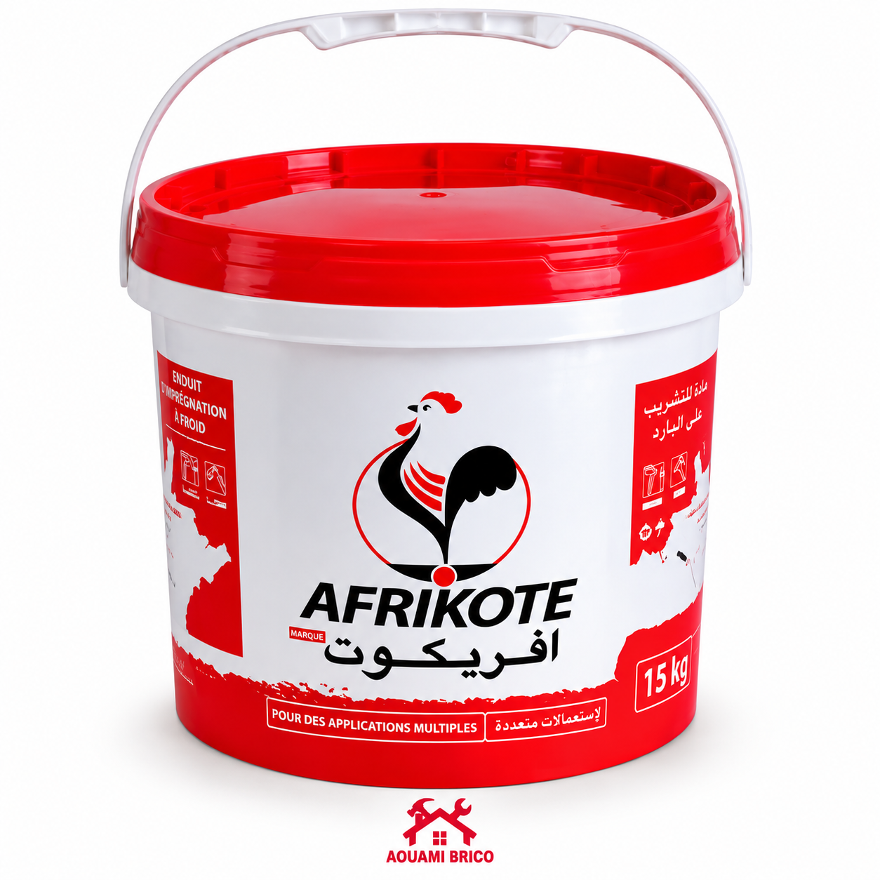 Enduit d’Imprégnation à Froid AFRIFLEX AFRIKOTE 15 kg – Primaire bitumineux d’étanchéité