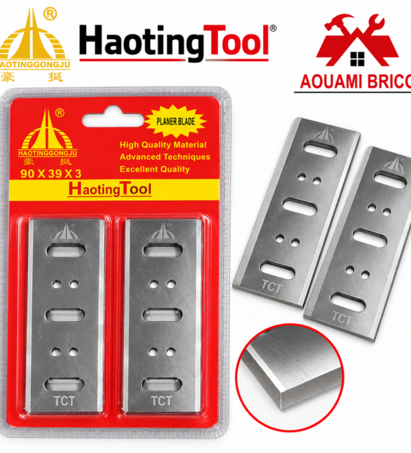 Lames de Rabot Électrique HAOTING TOOL 82 × 5,5 × 1,2 mm – Couteaux de Rechange pour Raboteuse