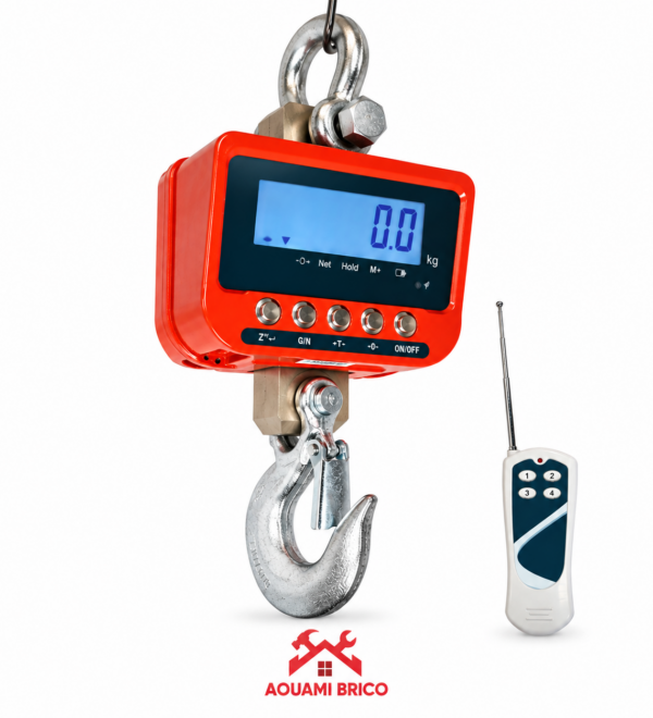 Crochet peseur électronique Baxtran CSB – 600 kg et 1500 kg avec télécommande