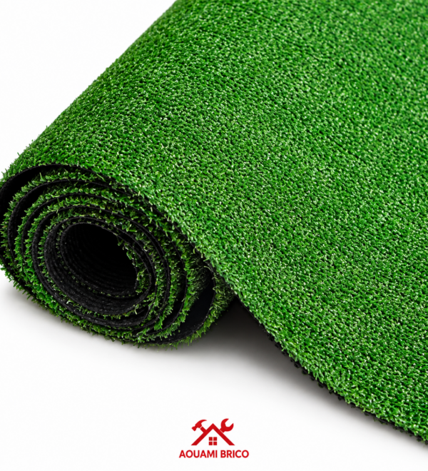 GAZON ARTIFICIEL VERT 7 MM – LARGEUR 2 M