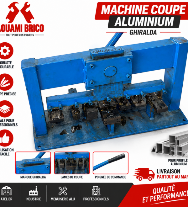 Machine de Coupe pour Profilés Aluminium GHIRALDA – Coupe Manuelle Professionnelle