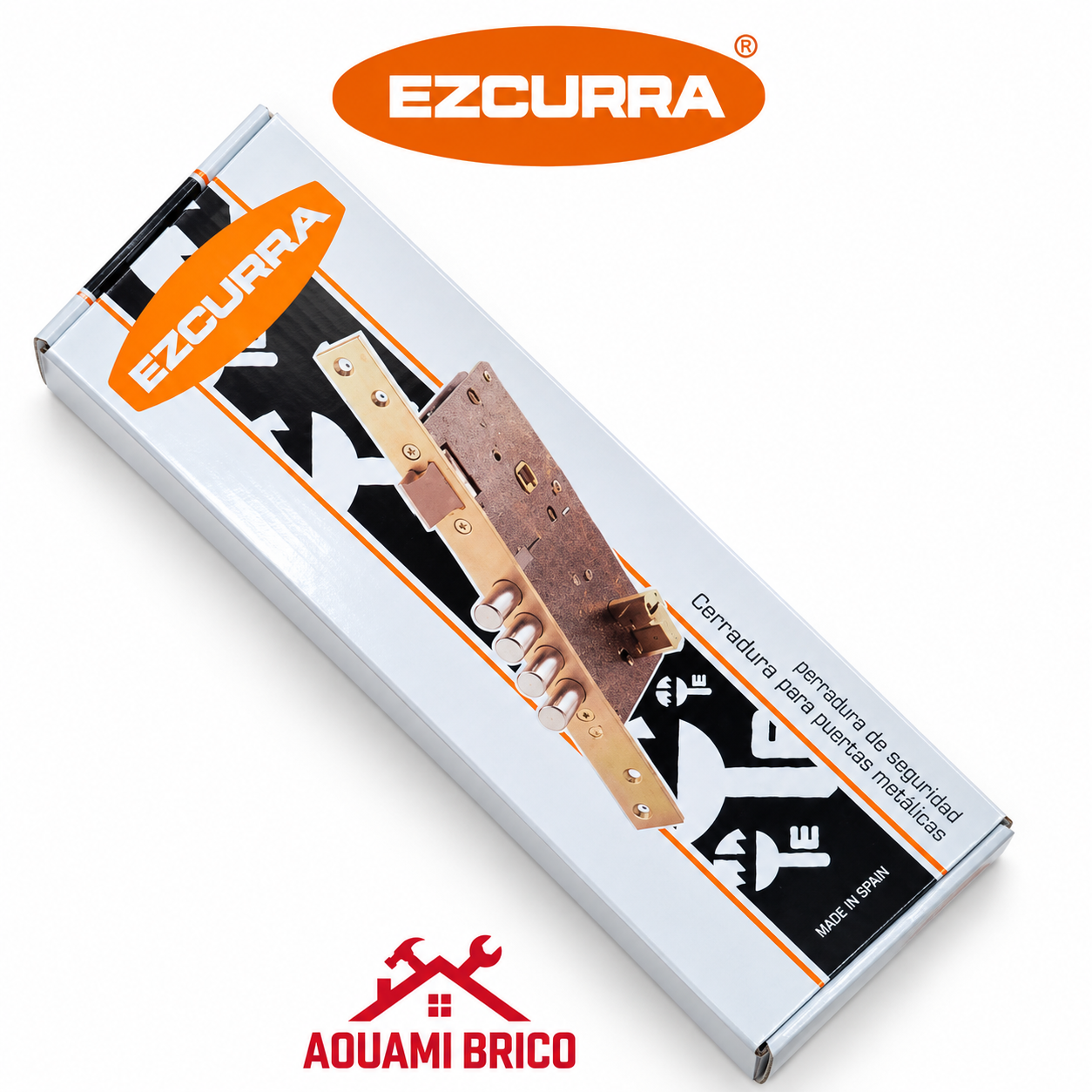 Serrure à Encastrer EZCURRA pour Porte – Serrure de Sécurité