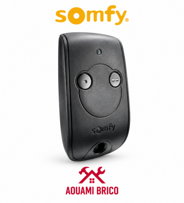 Télécommande SOMFY Keytis 2 RTS – 2 Canaux pour Portail & Porte de Garage