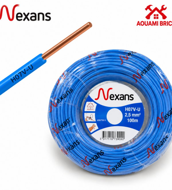 CÂBLE NEXANS U500V 1X6 JAUNE 100 M